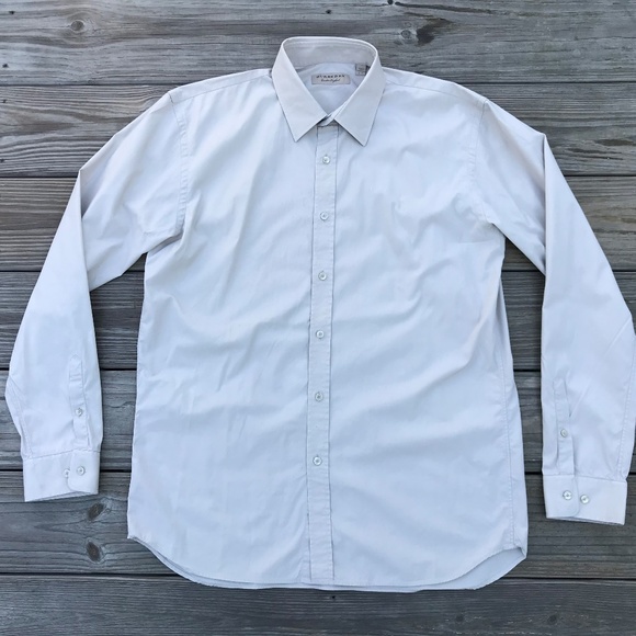 Burberry Other - Burberry London Men Shirt Button Down Beige Casual